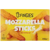 Fingies - Mozzarella sticks med dip 250g