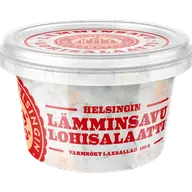 Helsingin Makkaratehdas Helsingin lämminsavulohisalaatti 180g