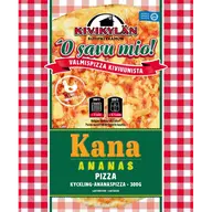 Kivikylän Kana-Ananas Pizza 300g