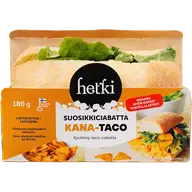 Hetki Fresh Hetki Suosikkiciabatta Kana-taco 180g