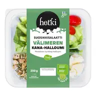 Fresh Hetki Suosikkisalaatti Välimeren kana-halloumi 250g