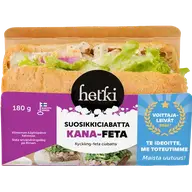 Hetki Fresh Hetki Suosikkiciabatta Kana-Feta 180 g