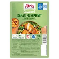 Atria Kevyesti paneroidut kanan fileepihvit 220g