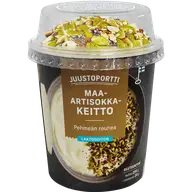 Juustoportti Pehmeän Rouhea Maa-artisokkakeitto 315g laktoositon gluteeniton