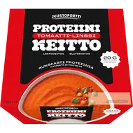 Juustoportti Proteiini-tomaatti-linssikeitto 300g