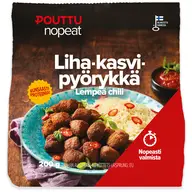 Pouttu Nopeat liha- ja kasvispyörykät mieto chili 200g