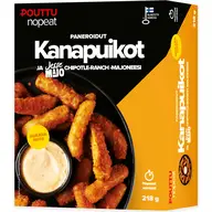 Pouttu Nopeat kanapuikot ja chipotle-ranchdippi 218g