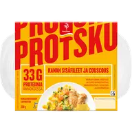 Saarioinen PROTSKU kanan sisäfilee ja couscous 350g