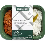 Kokkikartano Kebab riisillä