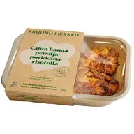 Kruunu Herkku Cajun kanaa persilja-porkkanarisotolla 330g