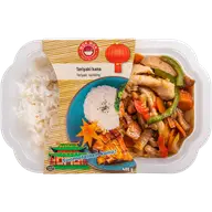 WOK WOK Teriyakikana valkoisella riisillä 400g