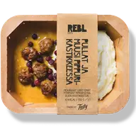 Rebl Eats Pullat ja muusi pippurikastikkeessa 350g