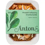 Anton&Anton Pinaatti-tofucurry & kurkumariisi 350g