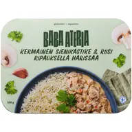 Baba Foods Baba Ateria harissa-sienikastike & basmatiriisi 330g