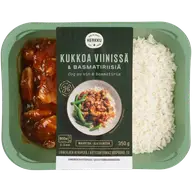 Herkku Classics Kukkoa viinissä ja basmatiriisiä 350g