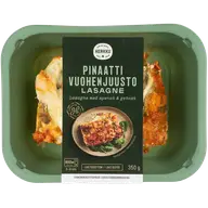 Herkku Classics Pinaatti-vuohenjuustolasagne 350g