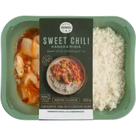 Herkku Classics Sweet chili -kanaa & riisiä 320g