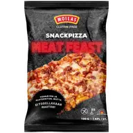Moilas Gluten-Free Snackpizza Meat Feast 100 g esipaistettu pakaste, yksittäispakattu