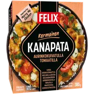 Felix Kermainen kanapata aurinkokuivatulla tomaatilla pakasteateria 380g