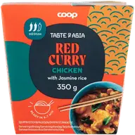 Coop Taste of Asia Red Curry Chicken ateria 350 g pakaste