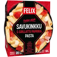 Felix Italian style savukinkku ja grillattu paprika pasta pakasteateria 380g