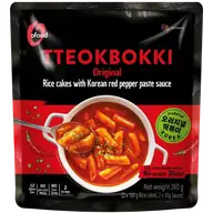 O'Food Ofood Tteokbokki Original korealaiset riisikakut gochujang-kastikkeessa 260g pussi