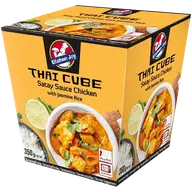 Kitchen Joy 350g Kitchen Joy Thai-Cube Satay-kanaa ja jasmiiniriisiä, pakasteateria