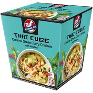 Kitchen Joy 320g Kitchen Joy Thai-Cube Creamy Green Curry -kanaa ja nuudeleita, pakaste